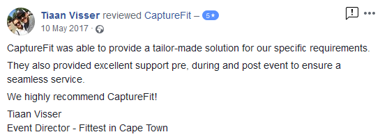 Review from Fittest in Cape Town