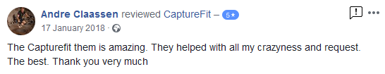 Review from a CaptureFit athlete